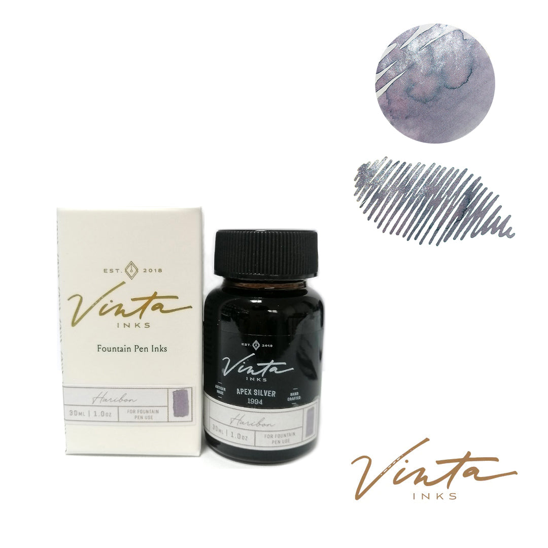 Vinta Apex Silver (Haribon 1994)- 30ml Bottled Ink