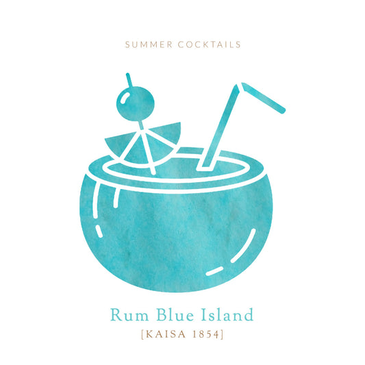 Vinta Rum Blue Island (Kaisa 1854)- 30ml Bottled Ink