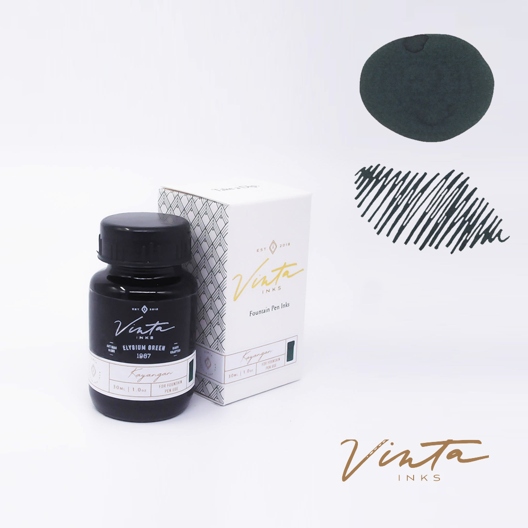 Vinta Elysium Green (Kayangan 1967)- 30ml Bottled Ink