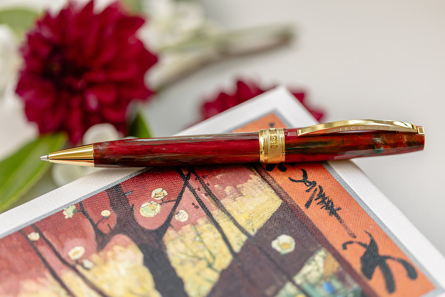 Visconti Van Gogh Ballpoint - Flowering Plum Orchard