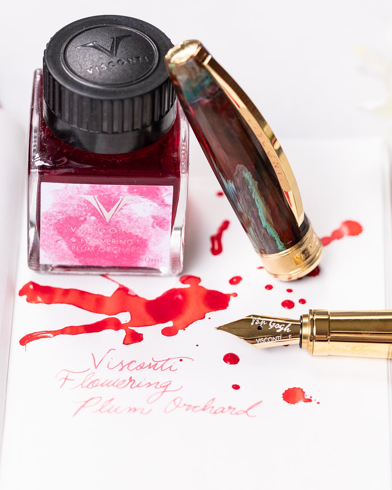 Visconti Van Gogh Fountain Pen - Flowering Plum Orchard