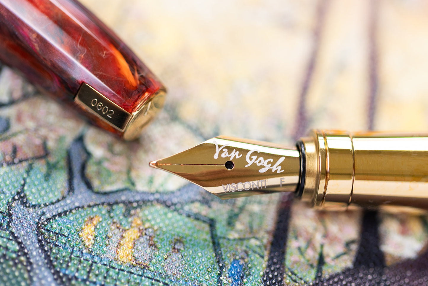 Visconti Van Gogh Fountain Pen - Flowering Plum Orchard