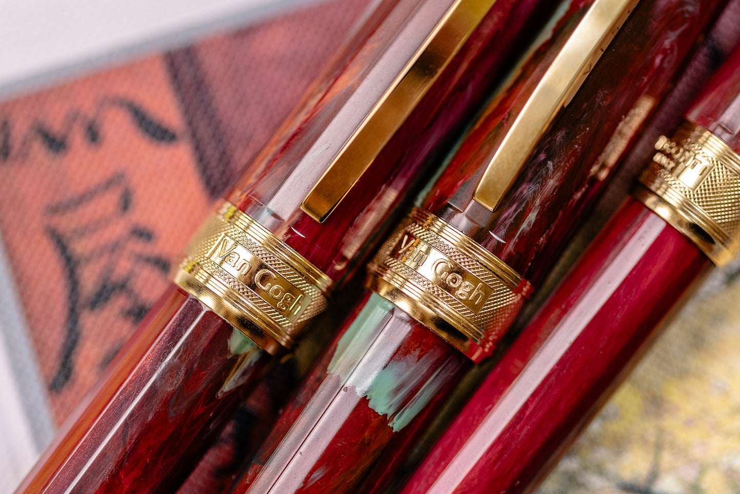 Visconti Van Gogh Fountain Pen - Flowering Plum Orchard