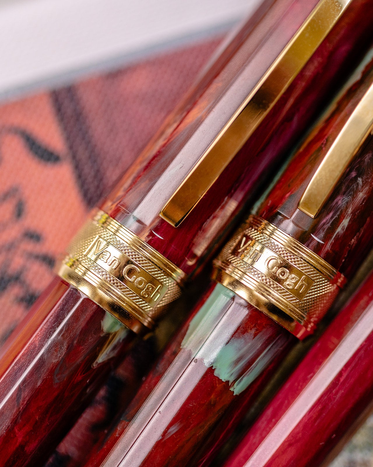 Visconti Van Gogh Ballpoint - Flowering Plum Orchard