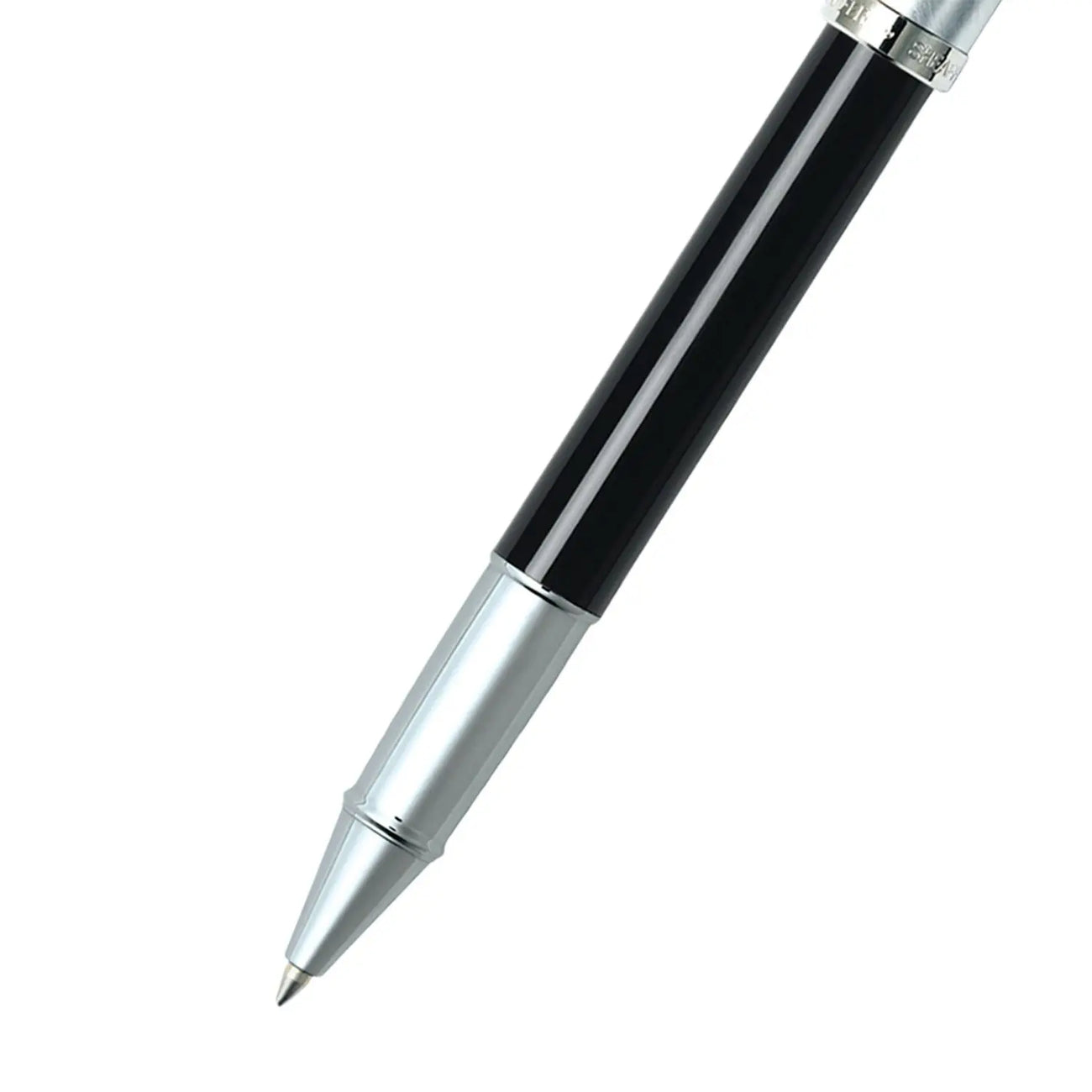 Sheaffer 100 Fountain Pen - Glossy Black Brushed Chrome