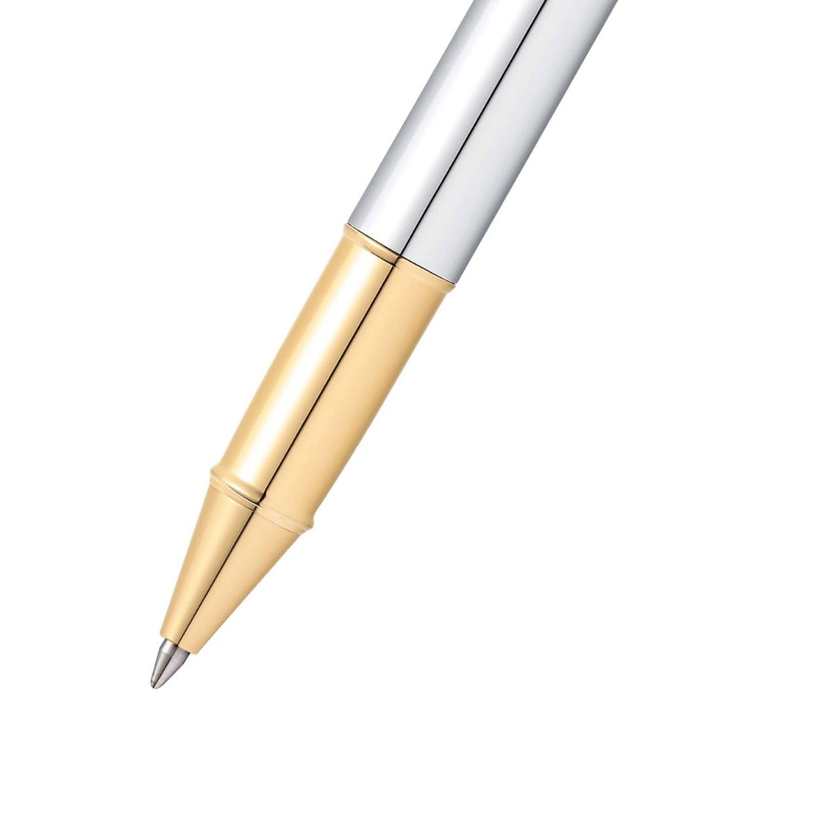 Sheaffer 100 Rollerball Pen - Chrome and Gold Trim