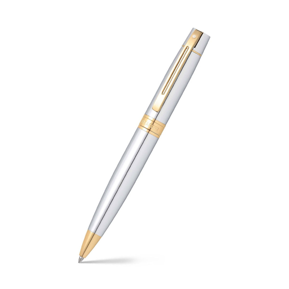 Sheaffer 300 Ballpoint - Chrome with Gold