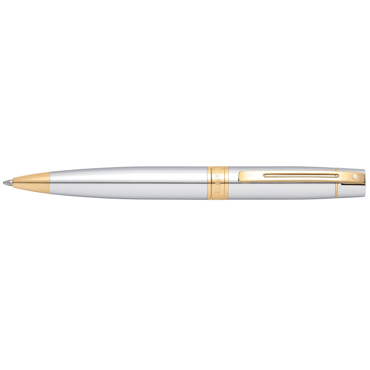 Sheaffer 300 Ballpoint - Chrome with Gold