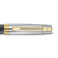 Sheaffer 300 Fountain Pen - Engraved Black with Chrome Cap and Gold Trims