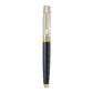 Sheaffer 300 Fountain Pen - Engraved Black with Chrome Cap and Gold Trims