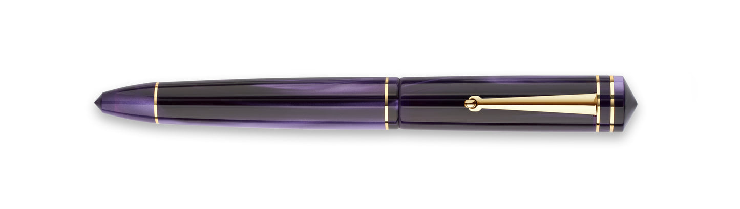 Delta Write Balance Fountain Pen - Purple