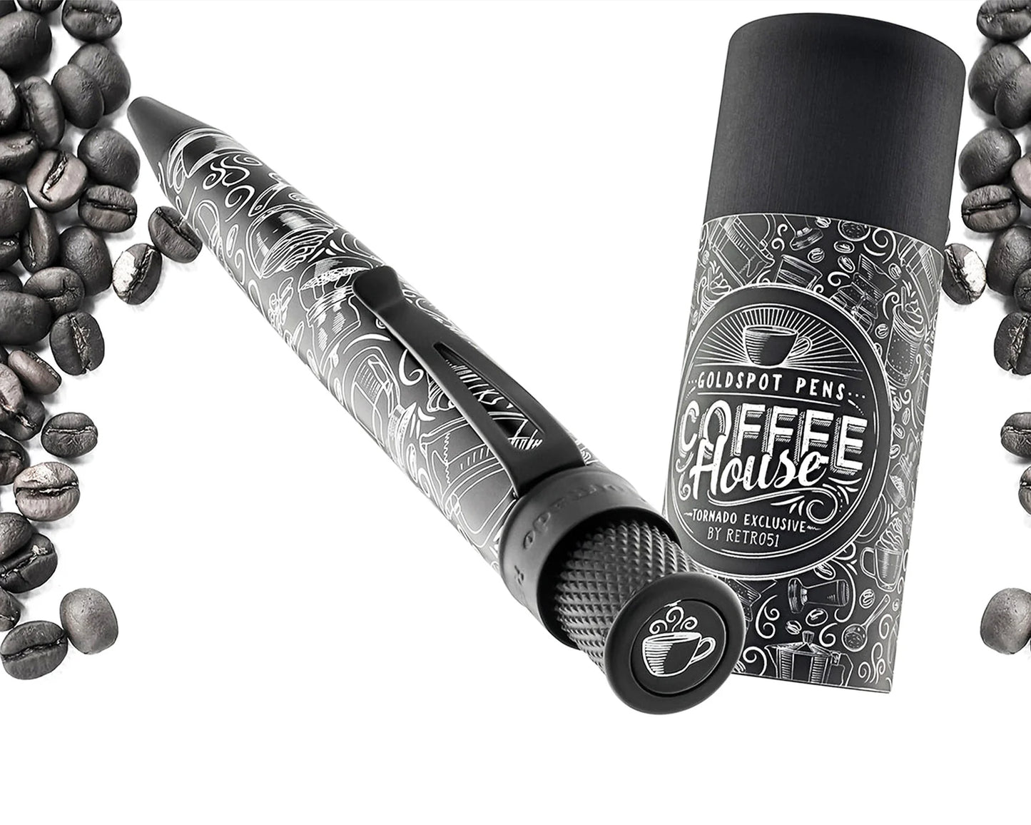 Retro 51 Collection Tornado Rollerball - Coffee House (Goldspot Exclusive)