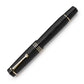 Leonardo Audace Guillochè Fountain Pen - Black Intense (14K Gold #8) (Limited Edition)