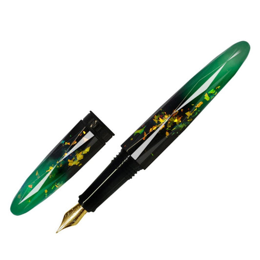 BENU Briolette Fountain Pen - Luminous Jade (Luminescent)