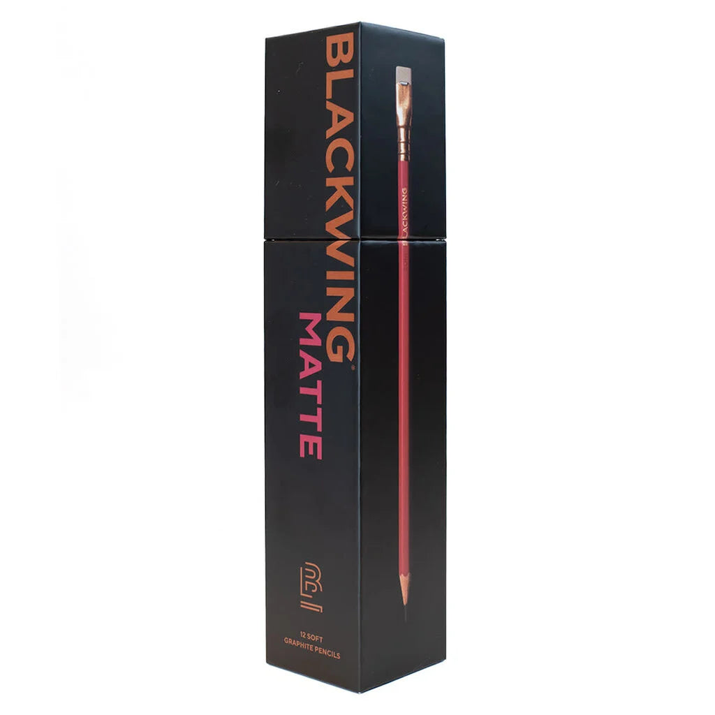 Blackwing Pencils - Matte Red (Soft - Set of 12)