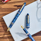 Esterbrook Estie Piston Fountain Pen - Blue Moon with Gold Trim (Button Fill - Limited Edition)