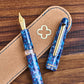 Esterbrook Estie Piston Fountain Pen - Blue Moon with Gold Trim (Button Fill - Limited Edition)