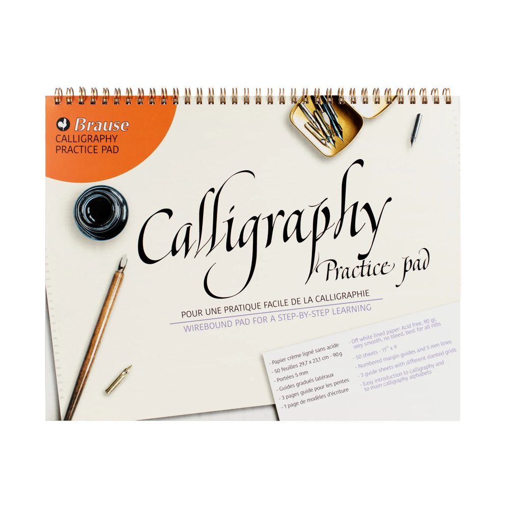 Brause Calligraphy Brush Lettering Practice Pad