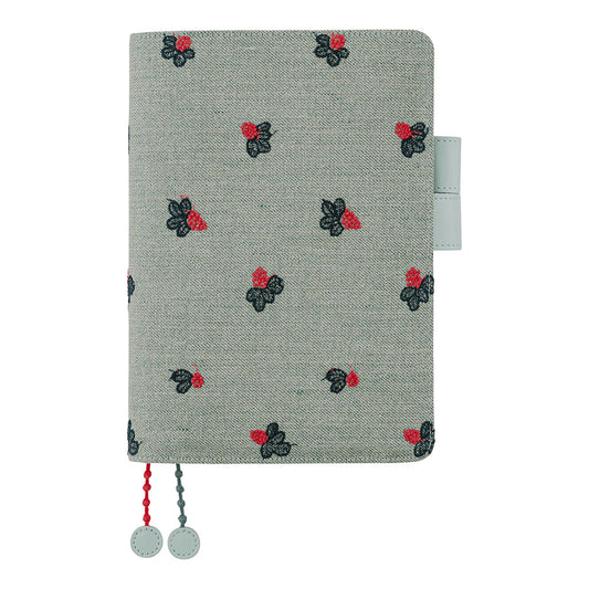 Hobonichi A5 Cousin Cover Only - minä perhonen: light berry (Green)