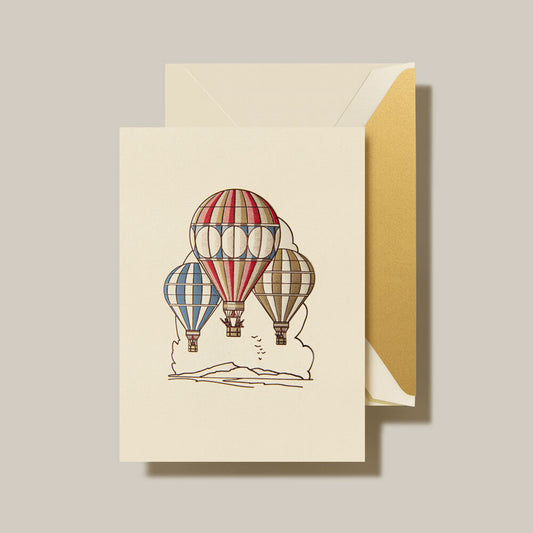 Crane Hot Air Balloons Note (10 ea)