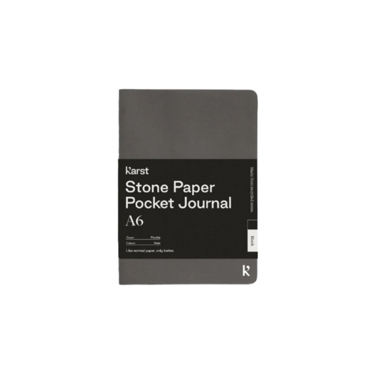 Karst A6 Stone Paper Pocket Journal - Slate