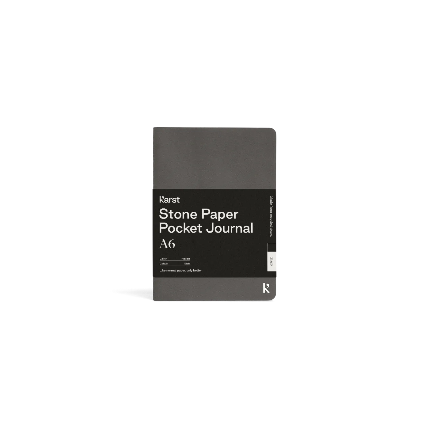 Karst A6 Stone Paper Pocket Journal - Slate