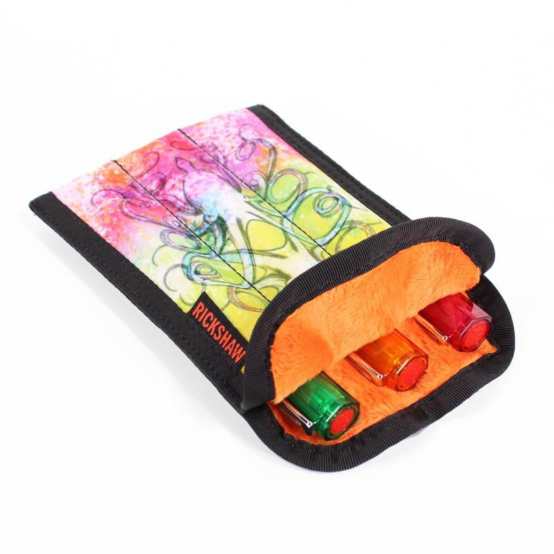 Rickshaw Bagworks 3-Pen Coozy Sleeve - Inktopus Orange