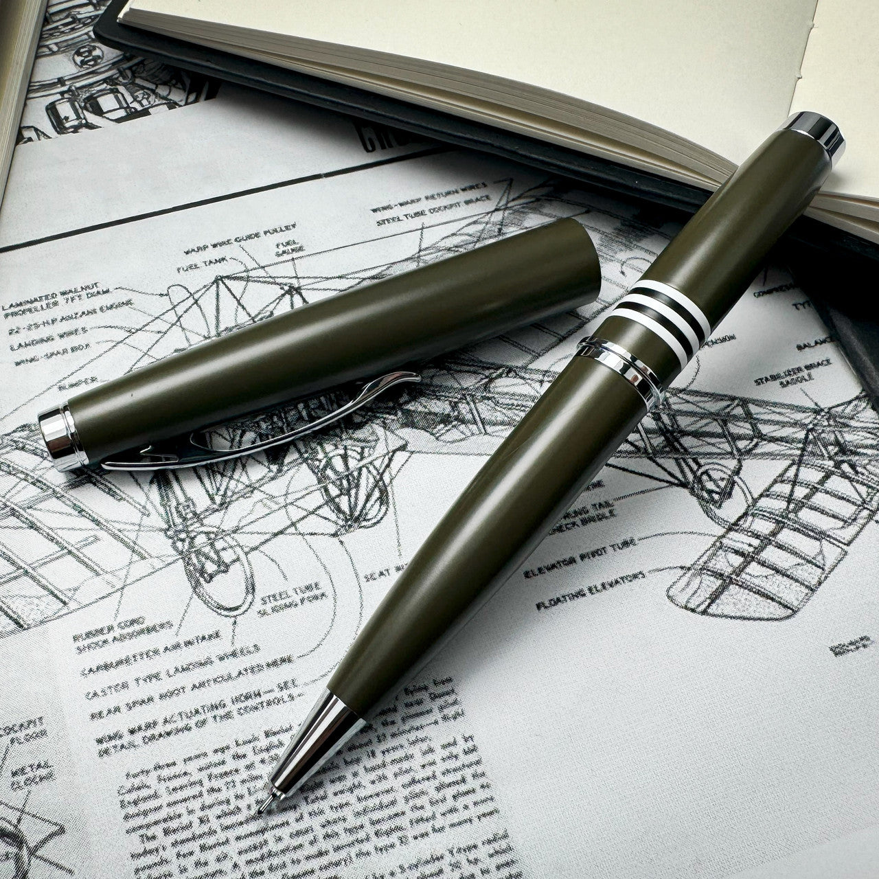 Monteverde Dakota Fountain Pen - Military Green