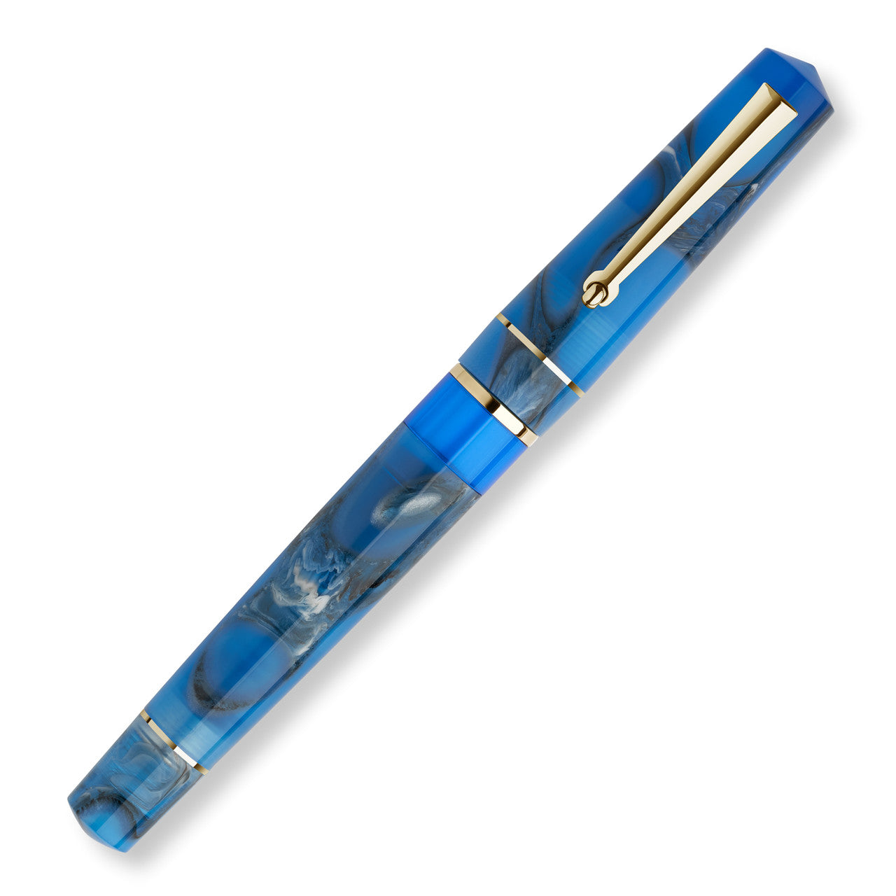 Delta Duna Fountain Pen - Oasis Blue - 14K Nib