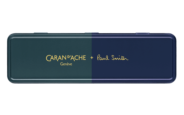 Caran d'Ache 849 Paul Smith Ballpoint - Racing Green/Navy Blue (Special Edition)