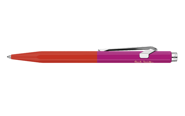 Caran d'Ache 849 Paul Smith Ballpoint - Warm Red/Melrose Pink (Special Edition)