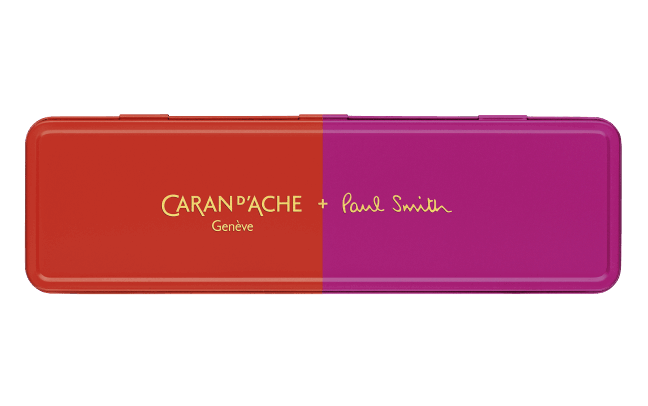 Caran d'Ache 849 Paul Smith Ballpoint - Warm Red/Melrose Pink (Special Edition)