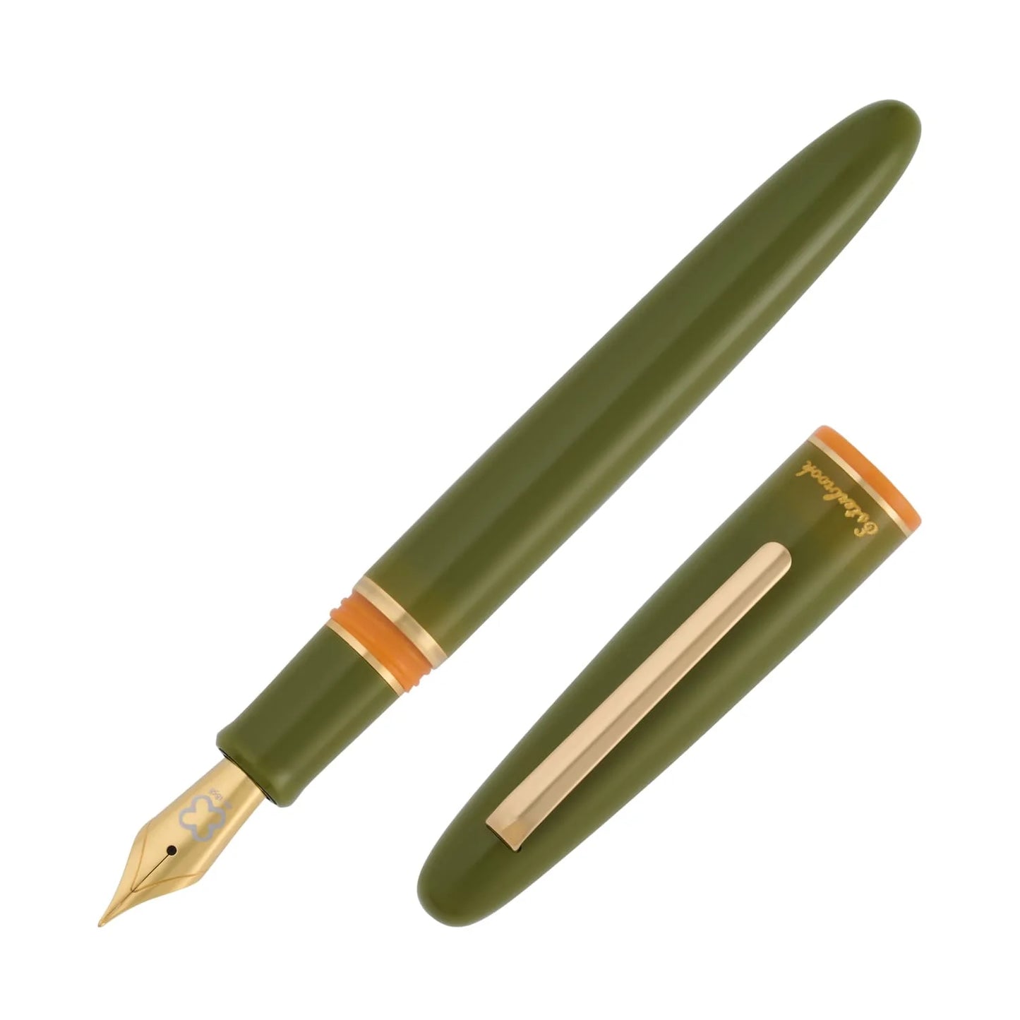 Esterbrook Estie Fountain Pen - Quirky Leaf with Gold Trim (Back to the Land)