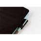 Hobonichi A6 Techo Cover Only - Colors: Black x Clear Blue