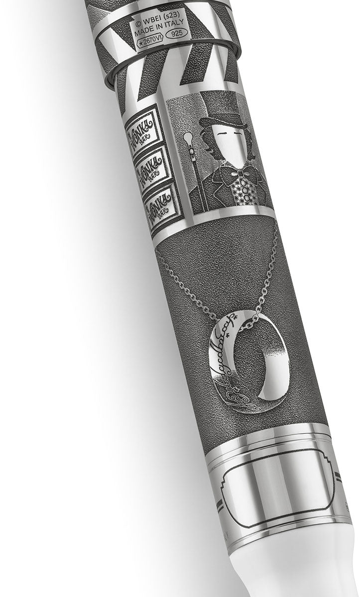 Montegrappa Lord of The Rings Sterling Silver Fountain Pen