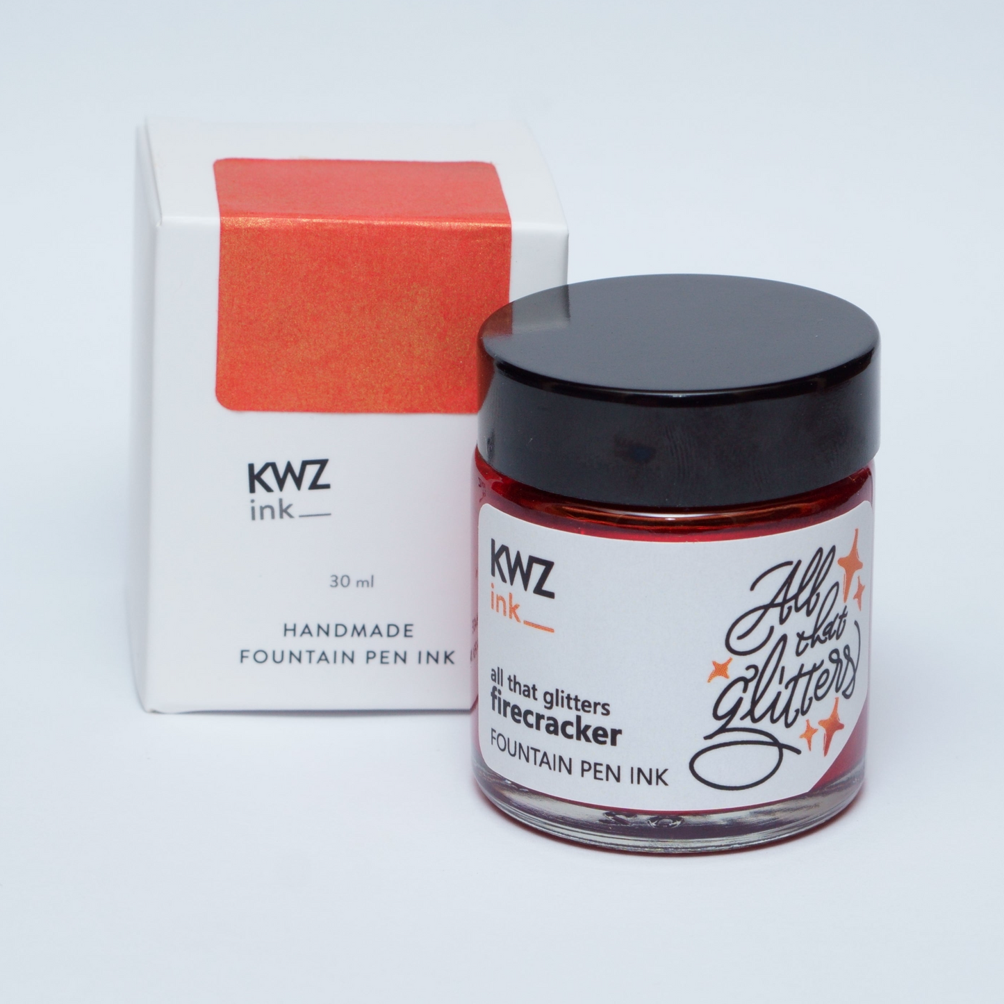 KWZ Firecracker (30ml) Bottled Ink (All that Glitters)