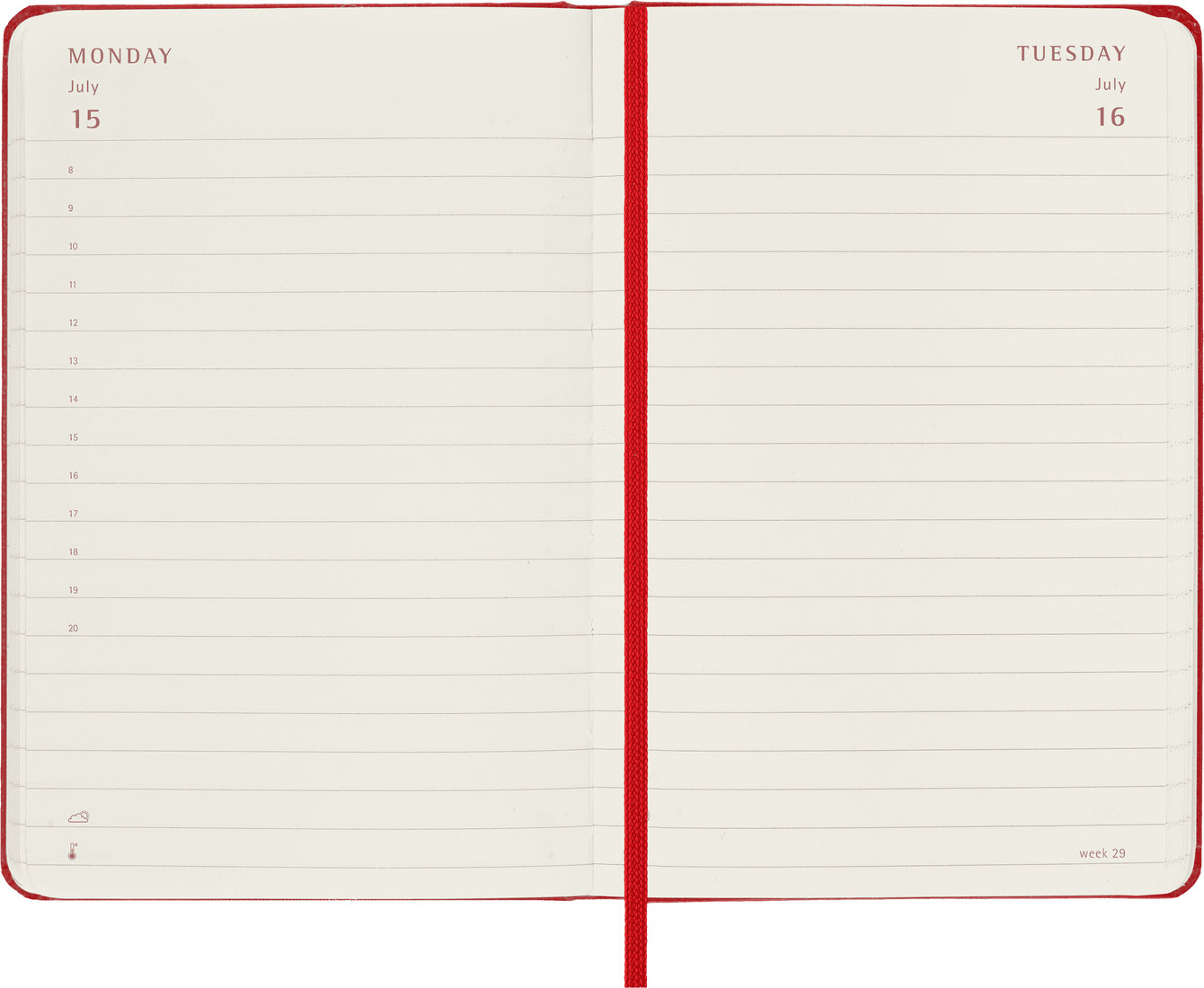 Moleskine Pocket Diary 2024 Daily Planner Red Hard Cover  Penworld » More  than 10.000 pens in stock, fast delivery