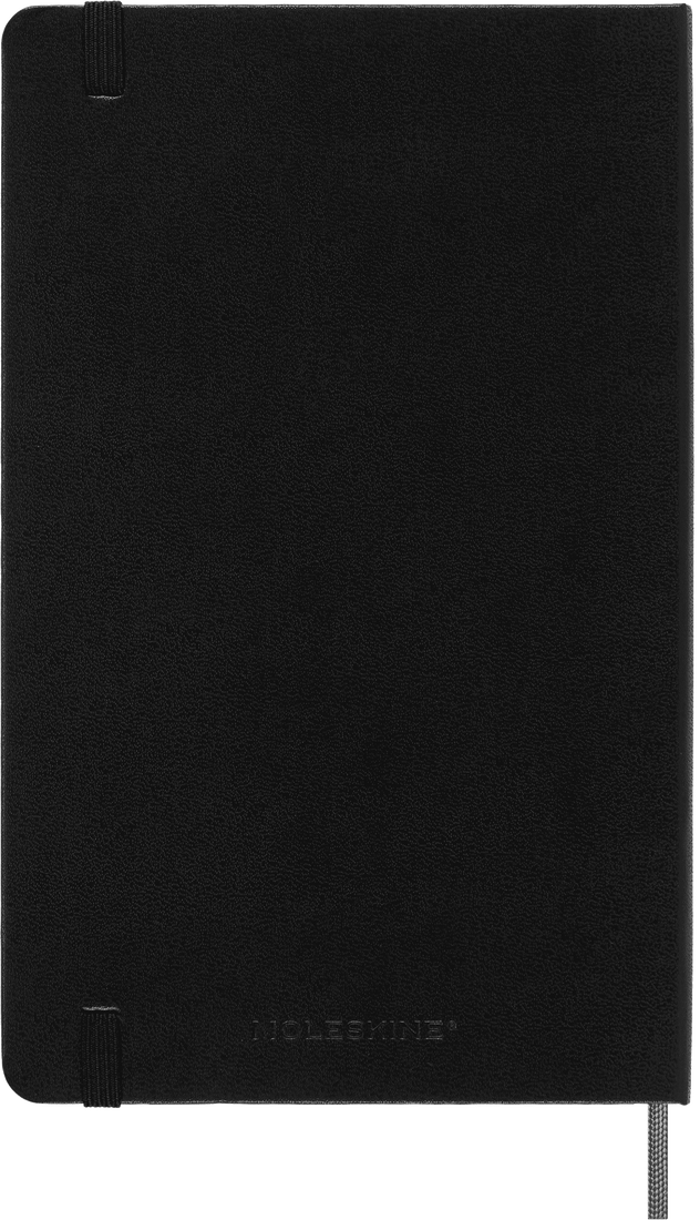 Moleskine Undated Large Hardcover Planner - Black