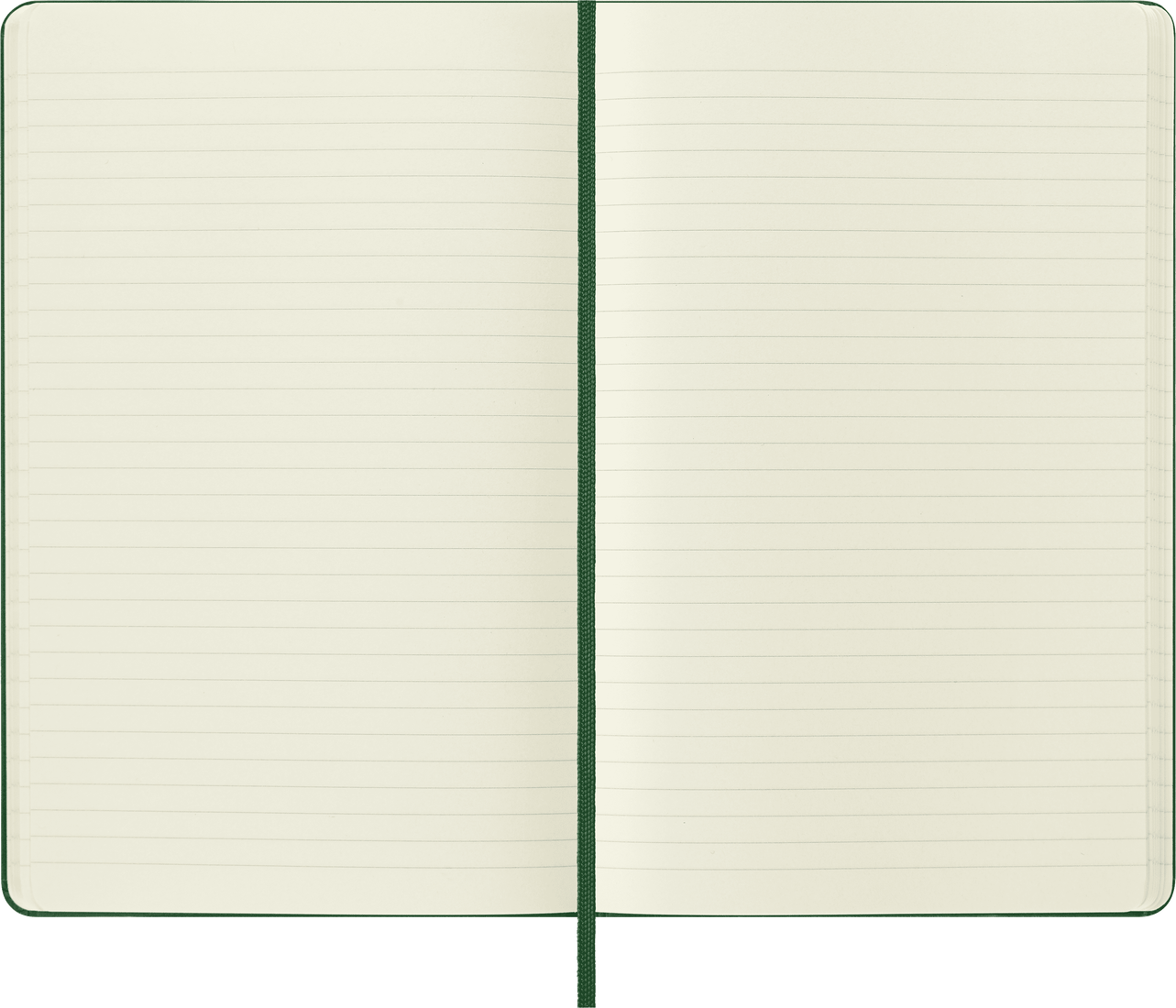 Moleskine Large Hardcover Classic Ruled Notebook - Myrtle Green