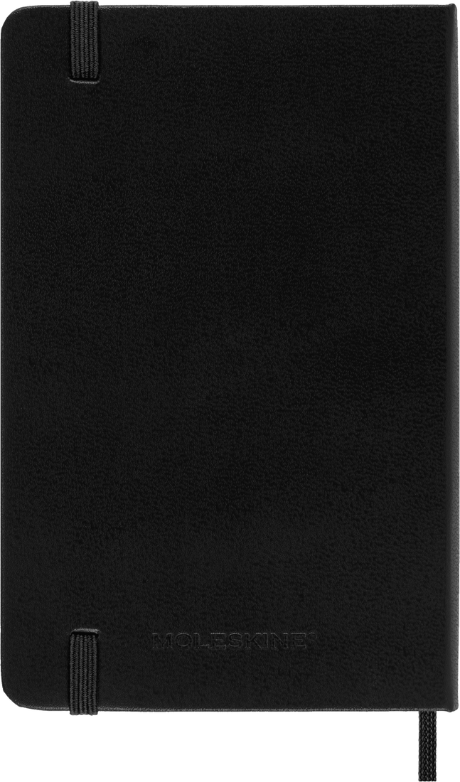 Moleskine Pocket Hardcover Classic Ruled Notebook - Black