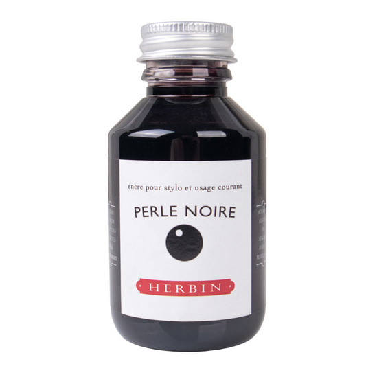 J. Herbin Perle Noire 100ml Bottled Ink