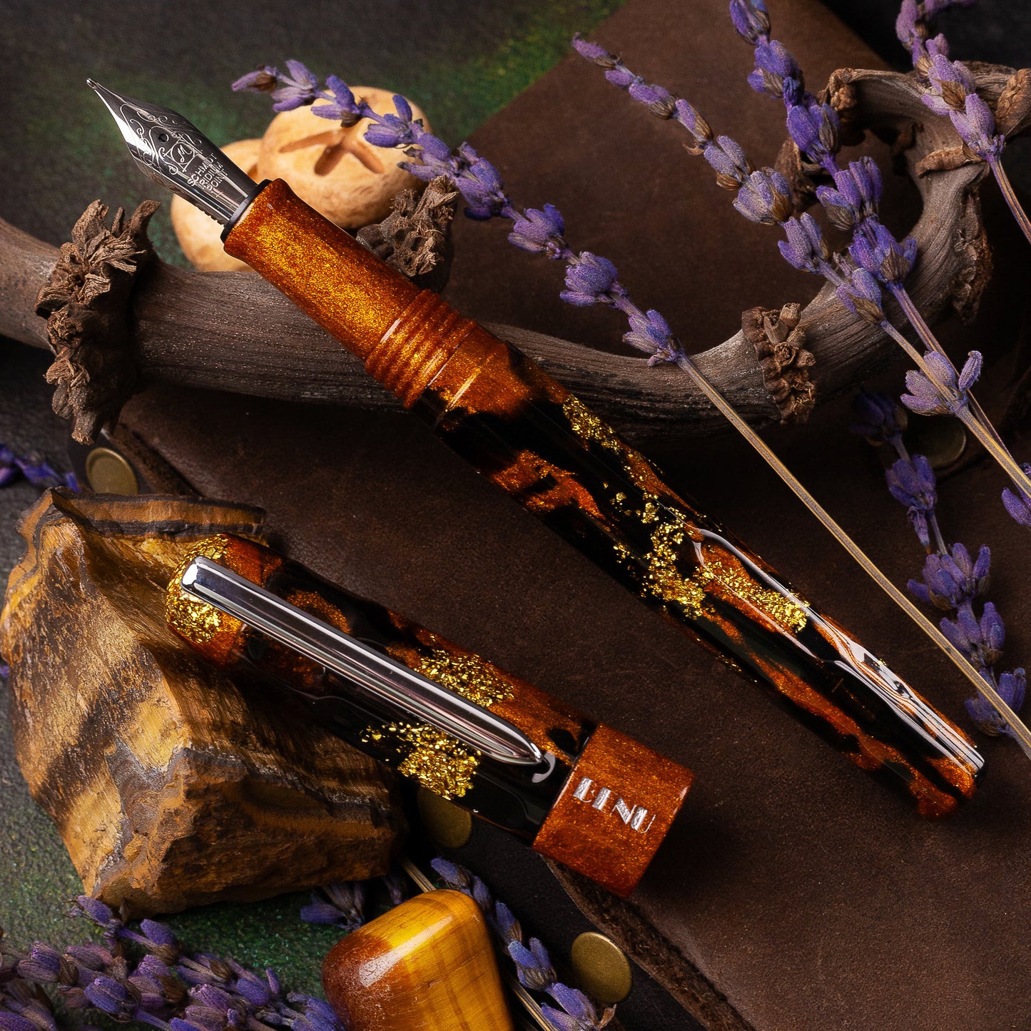 BENU Talisman Fountain Pen - Tiger's Eye