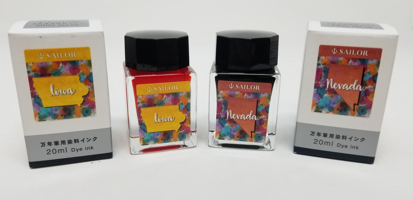 Sailor USA 50 States - Iowa (20ml) Bottled Ink