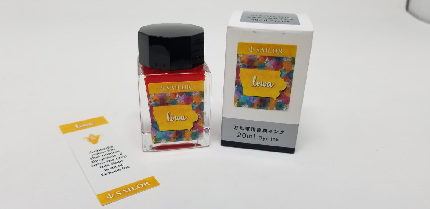 Sailor USA 50 States - Iowa (20ml) Bottled Ink