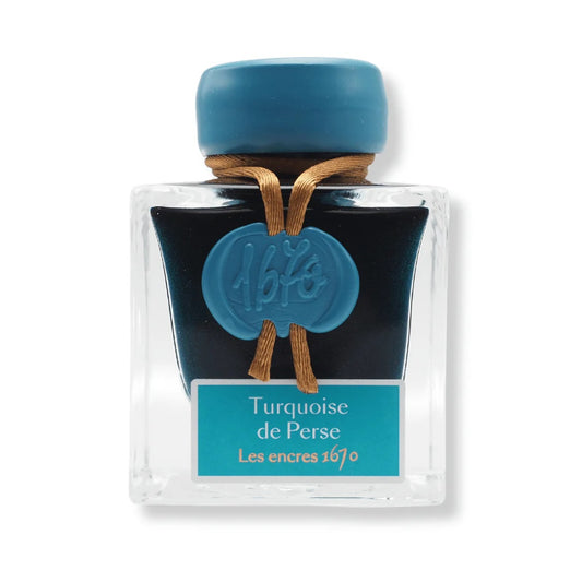 J. Herbin 1670 Turquoise de Perse (Turquoise) 50ml Bottled Ink