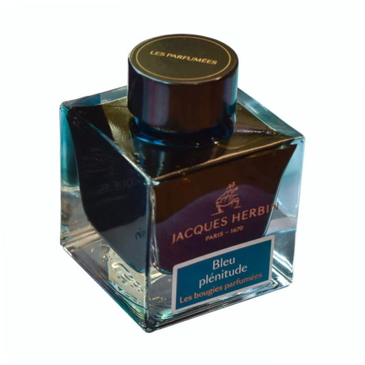 Jacques Herbin Scented Bleu Plénitude Bottled Ink - 50ml