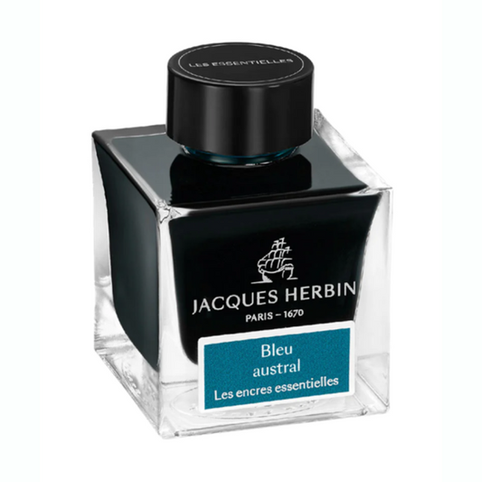 Jacques Herbin Essentials Bleu Austral 50ml Bottled Ink