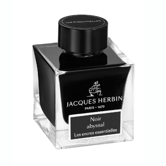 Jacques Herbin Essentials Noir Abyssal 50ml Bottled Ink