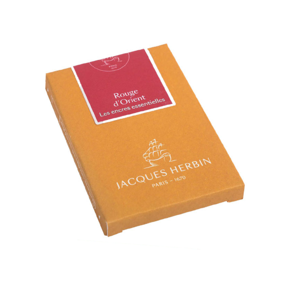 Jacques Herbin Essentials Rouge D'Orient Ink Cartridges