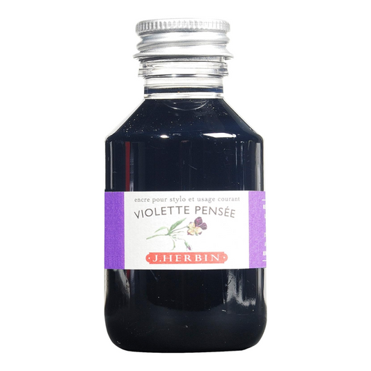 J. Herbin Violette Pensee 100ml Bottled Ink